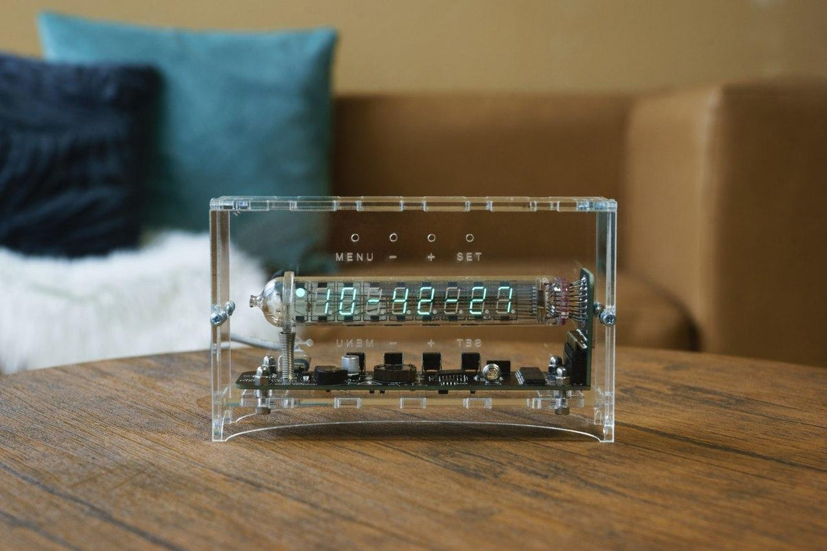100% assembled Ice tube clock IV-18 vfd nixie clock – Nixie Team